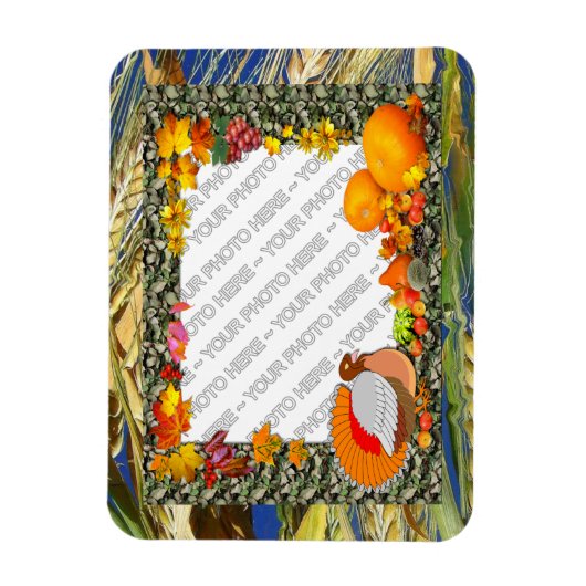 Your Foto: Fall Turkey Magnet (Vertikal)