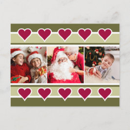 YOUR FOTOS Holiday Motiv custom text postcard Feiertagspostkarte