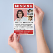 YOUR Fotos & Text "MISSING" flyers Flyer (Handgriff)