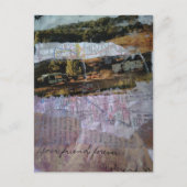 Your Friend Forever mixed media collage Postkarte (Vorderseite)