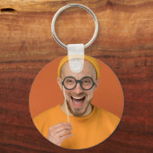 Your Funny Photo Selfie Upload Schlüsselanhänger (Vorderseite)