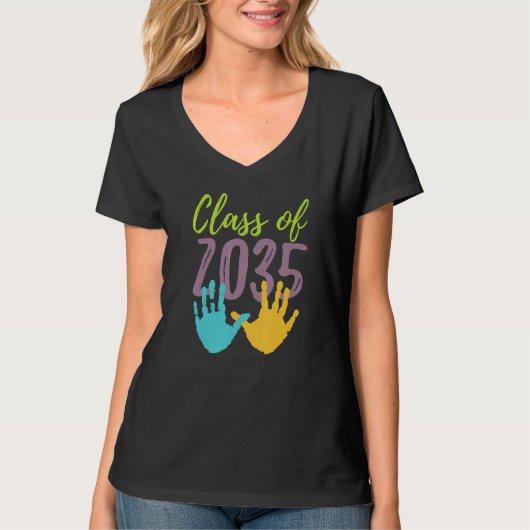 Your Future Is In Our Hands Class Of 2035 Kinderga T-Shirt (Vorderseite)