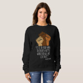 Your Hands Create Better World Black History Month Sweatshirt (Vorne ganz)