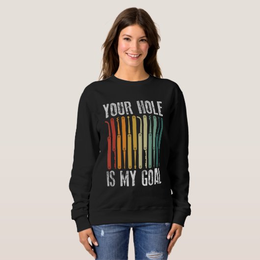 Your Hole Is My Goal Locksmith Lock Picking Lock P Sweatshirt (Vorne ganz)