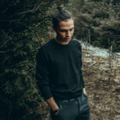 Your Image Here Customizable Personalized Black T-Shirt