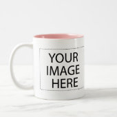 Your Image Here Zweifarbige Tasse (Links)