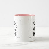 Your Image Here Zweifarbige Tasse (Mittel)