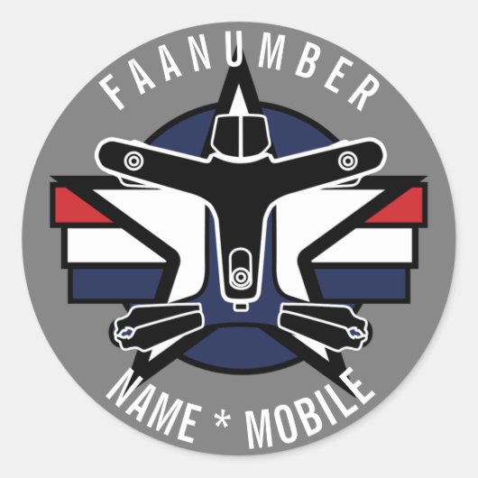 Your input Drone Sticker with CREATIVE DRONE logo (Vorderseite)