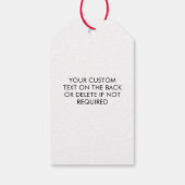 Your Instagram Name & Social Media Icon Promo Geschenkanhänger (Rückseite)