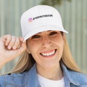 Your Instagram Name & Social Media Icon Promo Truckerkappe