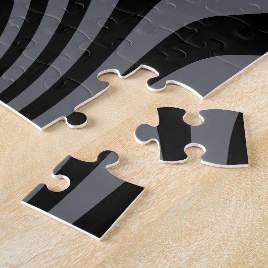 Your Keep Calm Text on Black Swirl Puzzle (Seite)