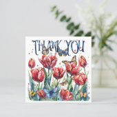 Your kindness touched my heart Thank You Card Dankeskarte (Stehend Vorderseite)