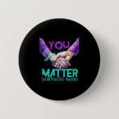 Your Life Choose To Keep On Going Suicide Preventi Button (Vorderseite)