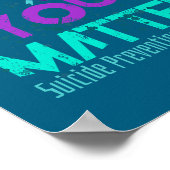 Your Life Choose To Keep On Going Suicide Preventi Poster (Ecke)