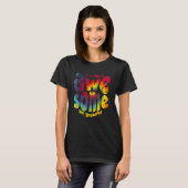 Your Life Is Awesome Be Grateful Tie Dye Motivatio T-Shirt (Vorne ganz)