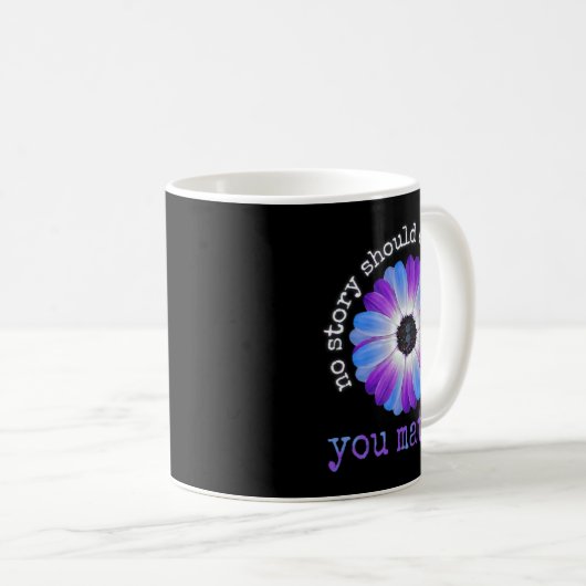 Your Life Problems Suicide Prevention Awareness Da Kaffeetasse (VorderseiteRechts)