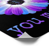 Your Life Problems Suicide Prevention Awareness Da Poster (Ecke)