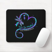 Your Life S Suicide Prevention Awareness Dragonfly Mousepad (Mit Mouse)