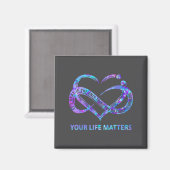 Your Life S Suicide Prevention Awareness Men Women Magnet (Vorderseite/Rückseite)