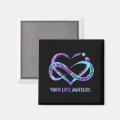 Your Life S Suicide Prevention Awareness Stay Magnet (Vorderseite/Rückseite)