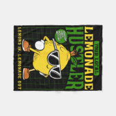 Your Local Lemonade Hustler Funny Lemon Stand Boss Fleecedecke (Vorderseite (Horizontal))