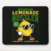 Your Local Lemonade Hustler Funny Lemon Stand Boss Mousepad (Vorne)