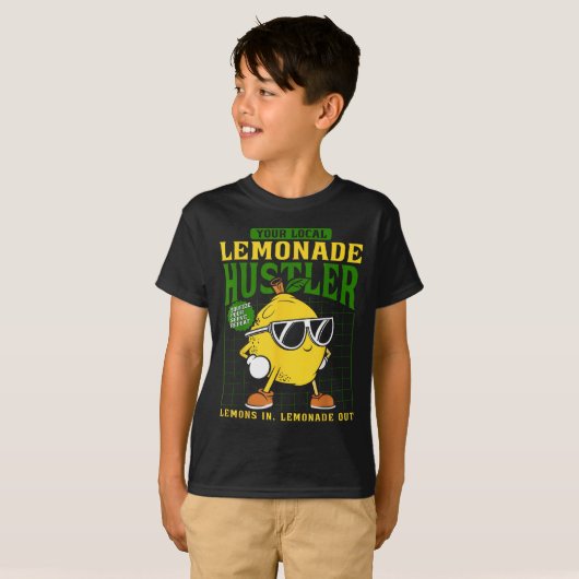 Your Local Lemonade Hustler Funny Lemon Stand Boss T-Shirt (Vorne ganz)