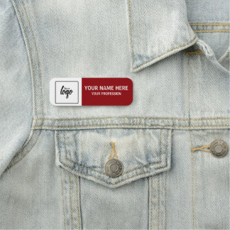 Your Logo and Name Personalized Employee Namensschild