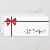 Your Logo Custom Business Gift Certificate (Vorderseite)