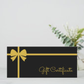 Your Logo Custom Business Gift Certificate (Stehend Vorderseite)