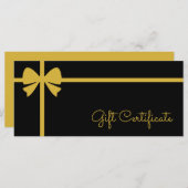 Your Logo Custom Business Gift Certificate (Vorne/Hinten)