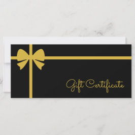 Your Logo Custom Business Gift Certificate