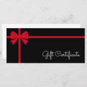 Your Logo Custom Business Gift Certificate (Vorne/Hinten)