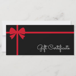 Your Logo Custom Business Gift Certificate