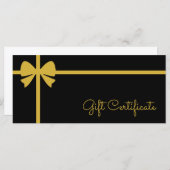 Your Logo Custom Business Gift Certificate (Vorne/Hinten)
