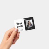 Your Logo Custom Business Marketing Employee Ausweis (Handheld)