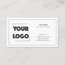 Your Logo Custom QR Code Marketing Visitenkarte