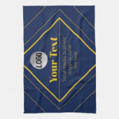 Your Logo & Customizable Design Template Geschirrtuch (Vertikal)