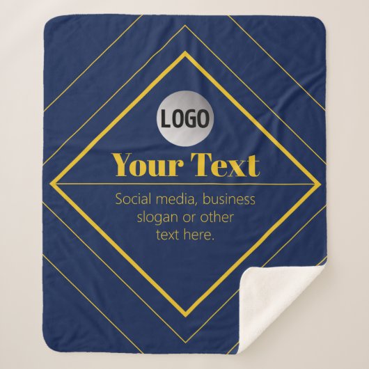 Your Logo & Customizable Design Template Sherpadecke (Vorderseite)