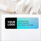 Your Logo | Fading Turquoise & Purple (Insitu)