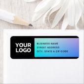 Your Logo | Fading Turquoise & Purple (Insitu)