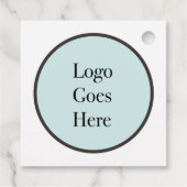 Your Logo Goes Here Custom Geschenkanhänger (Rückseite)
