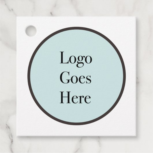 Your Logo Goes Here Custom Geschenkanhänger (Vorderseite)