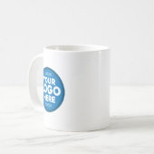 Your logo here Custom Business Logo Branded Coffee Kaffeetasse (Vorderseite Links)