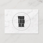 Your Logo Here Custom Visitenkarte (Vorderseite)
