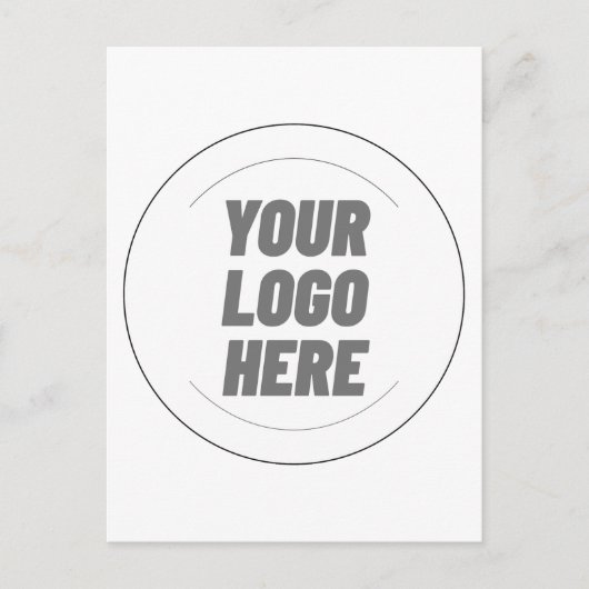 Your Logo Here T-shirt For Men Postkarte (Vorderseite)
