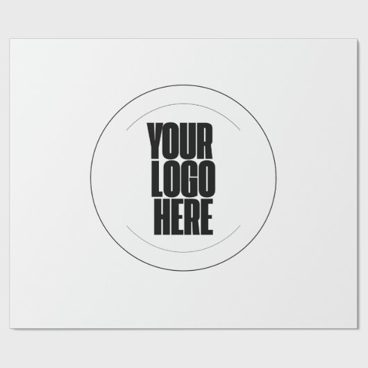 Your Logo Here Tischwäsche > Papiertassen Geschenkpapier (Flach)