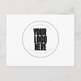 Your Logo Here Tischwäsche > Papiertassen Postkarte