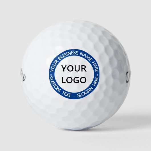 Your Logo Name Text Colors Personalized Golf Balls Golfball (Vorderseite)