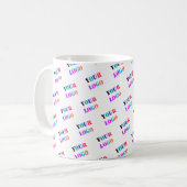 Your Logo Photo Business Promotional Personalized Kaffeetasse (Vorderseite Links)